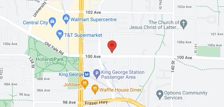 map of 2706 13750 100 AVENUE